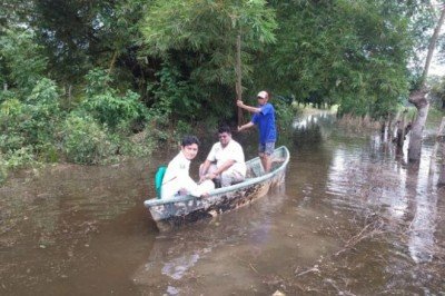 Una decena de municipios afectados por las lluvias en Chiapas