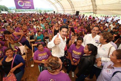 Podemos Mover a Chiapas; el relanzamiento del partido Morado 