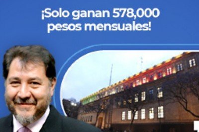 ¡Solo ganan 578,000 pesos mensuales!