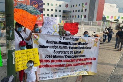 Pacientes oncológicos de Chiapas padecen la falta de tratamientos médicos