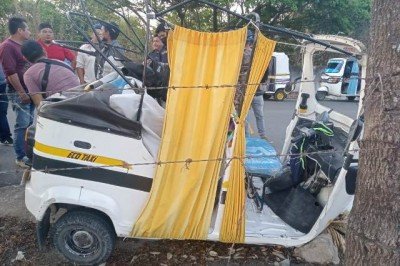 Tres heridos en accidente de mototaxi